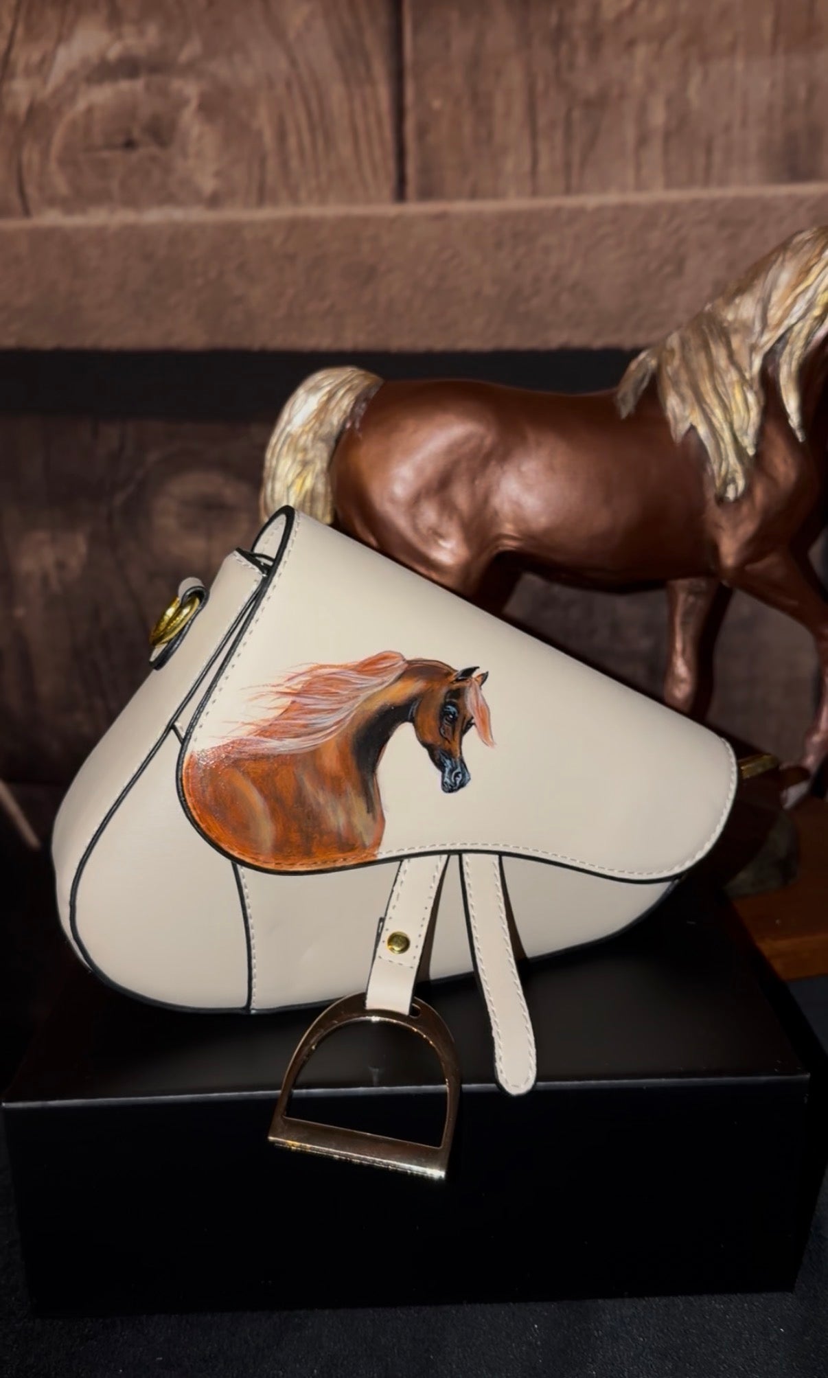 Customized Saddle Purse