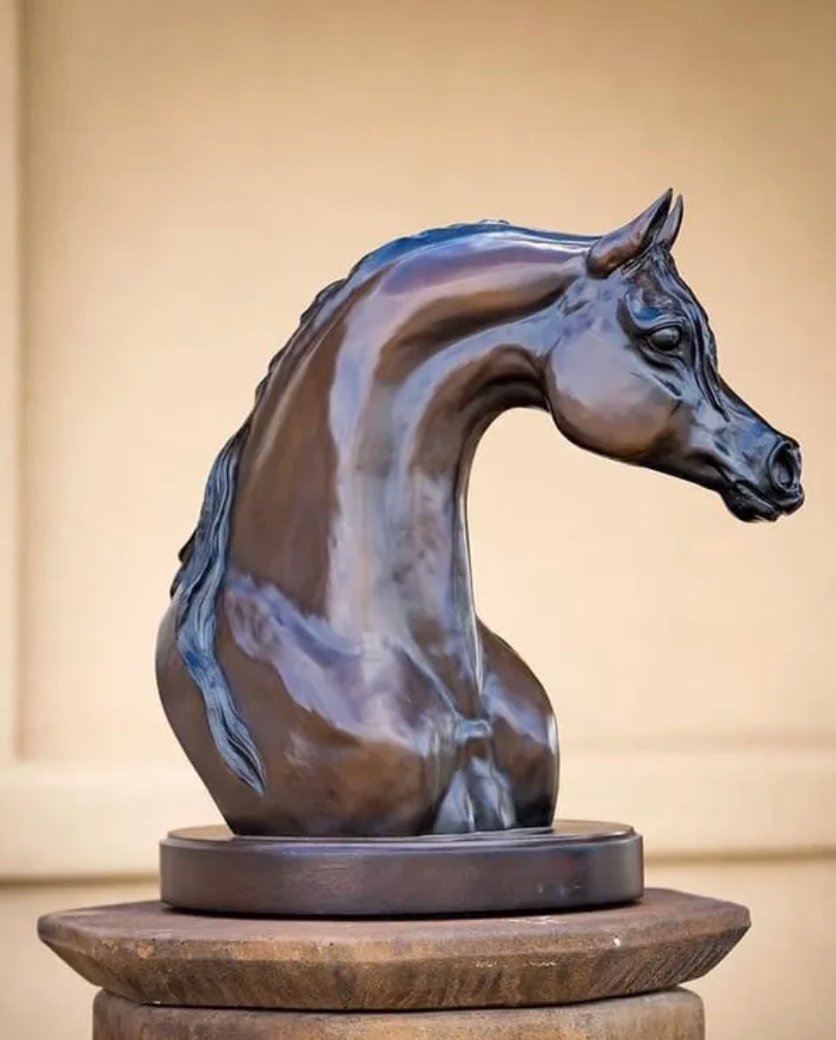 Bronze Arabian Head